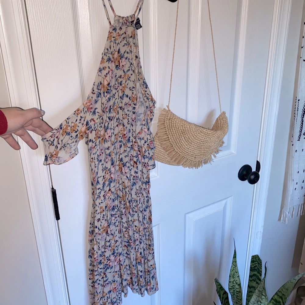 AE Floral Off-Shoulder Dress